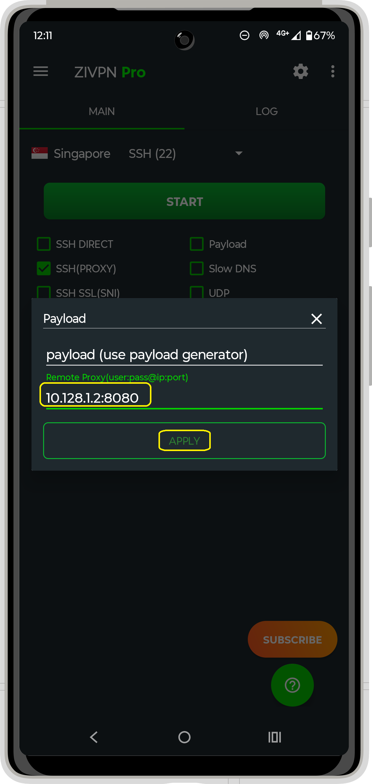Free SSH Account Setup Step 2